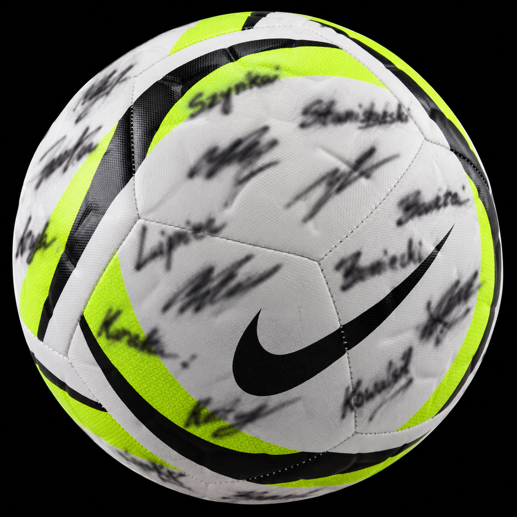 Nike Academy Team - piłka z podpisami zawodników!